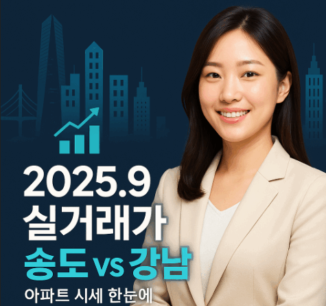 송도 강남 아파트 실거래가 분석