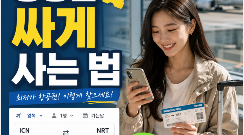 비행기 저렴하게